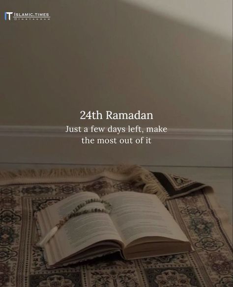 Islamic Quotes | ~𝑼𝒛𝒂𝒊𝒓 on Instagram: "Ramadan Day 24 🌙🤍 . . . . Photo credits to its respective owner #ramadan #islamictimes ~" Ramadan Day 1 To 30 Quotes, Ramadan Guide, Ramadan Day 22, Ramadan Day 23, 2024 Ramadan, Ramadan Messages, Ramadan Dp, Islamic Books For Kids, Ramadan 2024