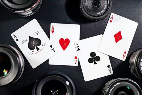 These elegant playing cards were inspired by photography - DIY Photography Playing Cards Photography, Cards Photography, White Deck, Lets Play A Game, Card Photography, Fashion Collage, Diy Photography, Elegant Sets, Some Cards