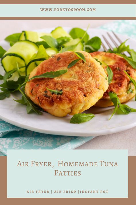 Tuna Burgers Air Fryer, Tuna Croquettes Air Fryer, Air Fryer Tuna Patties, Cooking Tuna, Air Fryer Tuna, Tuna Croquettes, Ahi Tuna Steak Recipe, Healthy Steak Recipes, How To Cook Tuna