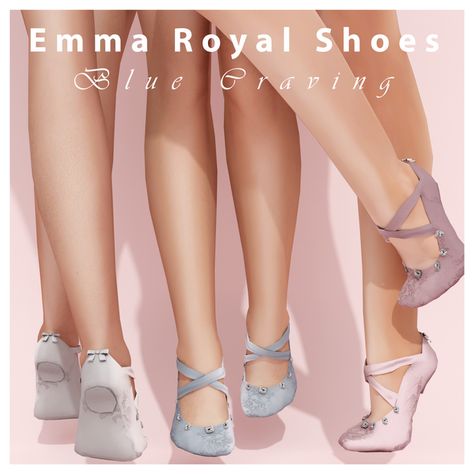 Emily Shoes | Blue Craving on Patreon Royal Corset, Royal Shoes, Toddler Ballet, Cc Shoes, Sims 4 Game Mods, Casas The Sims 4, Ballet Clothes, The Sims 4 Download, Sims 4 Toddler