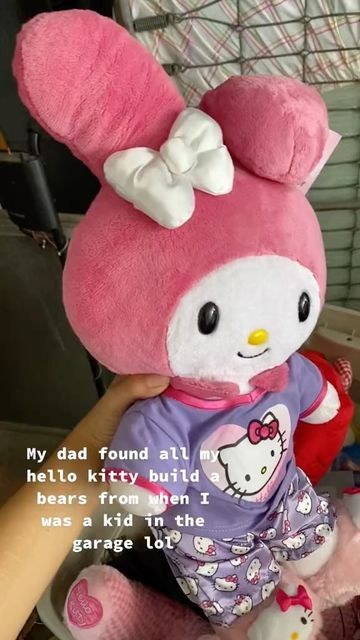 Sanrio Build A Bear, Sanrio Plushies, Sanrio Stuff, Barbie Stuff, Nerdy Things, Bear Hat, Build A Bear, Bears, Hello Kitty