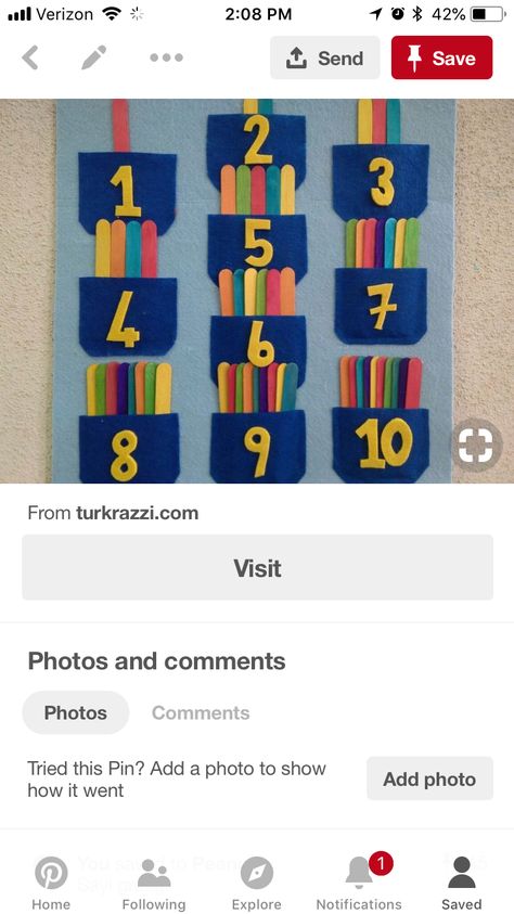 Counting Bulletin Board Ideas, Numbers Bulletin Board Ideas Preschool, Counting Objects, Preschool Centers, Math Interactive, Interactive Walls, School Learning, Number Activities, Pre K Activities