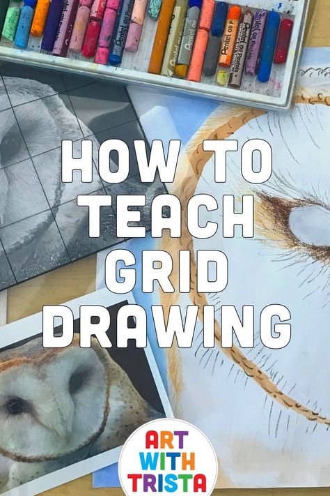 Sketches Cool, Art Syllabus, Grid Drawing, Art Teaching Resources, 7th Grade Art, High School Art Lessons, High School Art Projects, Teaching Drawing, 8th Grade Art