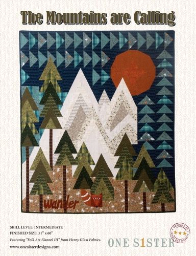 Mountain Quilt Pattern, Woodland Quilt, Mountain Quilts, Appliqué Quilts, Flannel Quilts, Quilt Modernen, Applique Quilt Patterns, Mountains Are Calling, Landscape Quilts