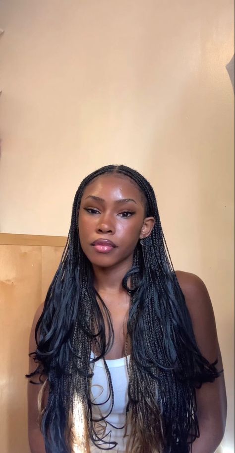 Braids 2023, Micro Braids Styles, Micro Braids Hairstyles, Braiding Hairstyles, Black Hair Clips, African Hair Braiding Styles, Box Braids Hairstyles For Black Women, Cute Box Braids Hairstyles, Micro Braids