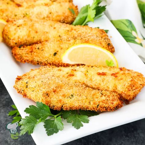 Healthy Air Fryer Panko Crusted Tilapia Panko Crusted Tilapia, Healthy Air Fryer, Crusted Tilapia, Air Fryer Fish, Quick Healthy Dinner, Air Fryer Healthy, Fresh Oregano, Golden Heart, Heart Healthy Recipes