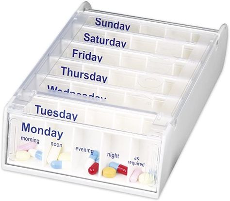 Pill Organiser, Pill Box Organizer, Weekly Pill Organizer, Times Of The Day, Pill Dispenser, Pill Holder, Pill Organizer, Days Of The Week, Pill Boxes