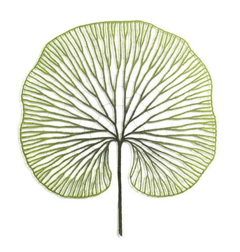 Meredith Woolnough, Soft Green Color, Single Leaf, White Box Frame, Free Motion Embroidery, Diy Interior, White Box, Paper Frames, Green Colour