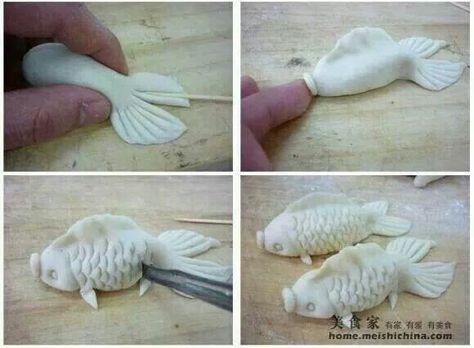 Fondant fish Itsekovettuva Savi, Clay Fish, Fondant Animals, Tanah Liat, Fondant Tutorial, Modeling Chocolate, Fondant Decorations, Toy Art, Fondant Figures