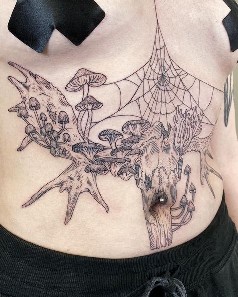 Pony Reinhardt Wulfgang (@freeorgy) • Instagram photos and videos Pony Reinhardt Tattoo, Pony Reinhardt, Moose Skull, Wolf Spider, Nyc Tattoo, Mushroom Tattoos, Skeleton Tattoos, A Wolf, Blackwork Tattoo