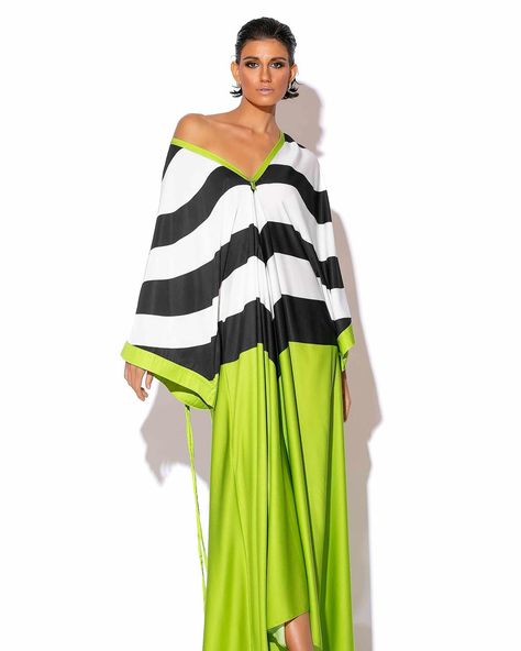 Tropical Style Maxi Kaftan For Beach Cover-up, Elan Bridal, Multicolor Cotton Kaftan For Beach Cover-up, Spring Casual Tie-dye Kaftan, Tie Dye Long Kaftan For Beach Cover-up, Yalda Night, Multicolor Print Kaftan For Beach Cover-up, Inspiration Designs, Date Night Dress