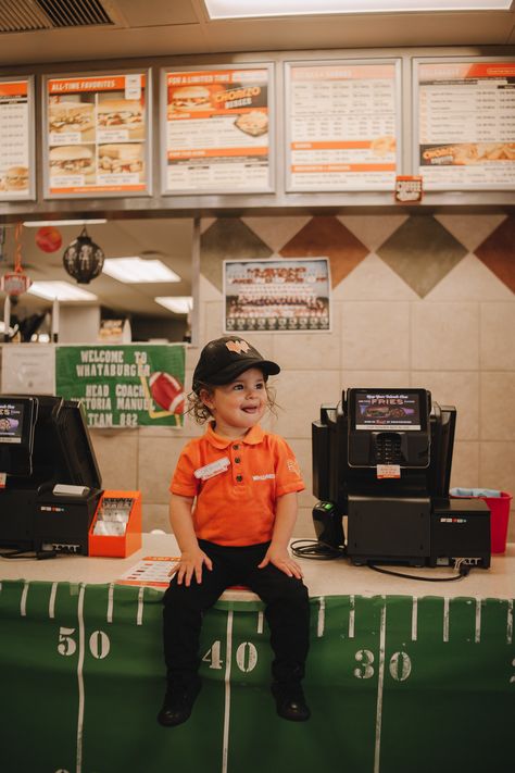 Whataburger Employee Halloween costume. Now that's Texan.    Halloween costume Whataburger Whataburger Costume, Texas, Halloween Costumes, 1st Birthday, Halloween, Photography