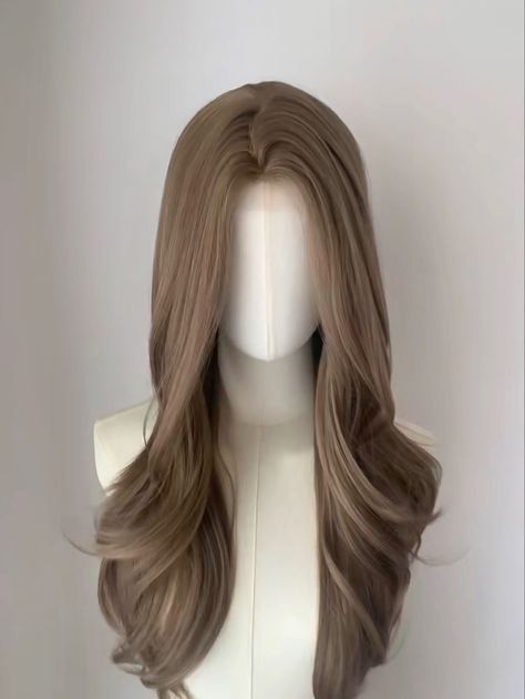 Office Hair Color, Hazel Beige Hair Color, Blonde Hair Color Ideas For Tan Skin, Lighter Hair Color Ideas, Dusty Light Brown Hair, Hair Colours For Neutral Skin Tones, Hair Color Neutral Skin Tone, Hazel Beige Hair, Neutral Tone Hair Color