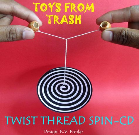 Toys from Trash-awesome website, who needs tv Toys From Trash, Old Fashioned Toys, Cd Design, Baby Boy Knitting Patterns, Cd Crafts, Science Toys, Science Project, Kids Games, Stem Toys