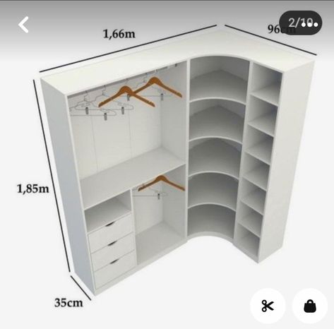 Narrow Closet Design, Narrow Closet, Vstupná Hala, Corner Wardrobe, Dream Closet Design, Closet Design Layout, Closet Renovation, Bedroom Cupboard Designs, Wardrobe Interior Design