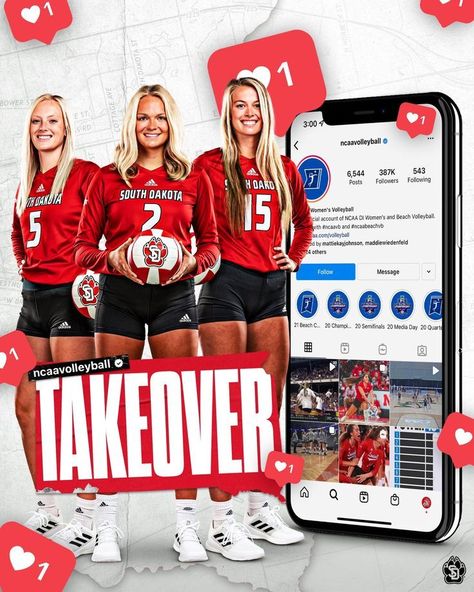 Sport Schedule Design, Volleyball Graphic Design, College Sports Graphics, Sports Banners, Volleyball Posters, Sports Advertising, Sports Design Ideas, Sports Design Inspiration, Sport Banner