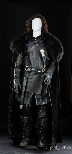 Halloween Costume Jon Snow Cloak of Winterfell Game by PungoPungo John Snow Costume, Jon Snow Cosplay, Jon Snow Costume, Got Costumes, Game Of Thrones Costumes, Trendy Games, Ned Stark, Black Cloak, John Snow