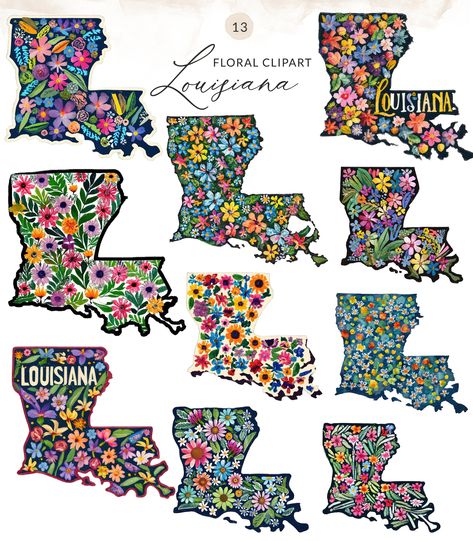 Louisiana Clipart, Pink Cheetah Print, Pink Cheetah, Louisiana State, Flowers Watercolor, High Resolution Images, Watercolor Floral, Watercolor Clipart, Quality Images