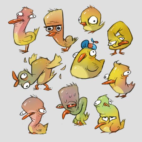 Chickens, Krzysztof Maziarz on ArtStation at https://www.artstation.com/artwork/bPwrv Chicken Drawing, Samurai Tattoo Design, Monster Illustration, Food Graphic Design, Cute Monsters, Game Concept Art, Game Inspiration, Bird Illustration, Character Creation