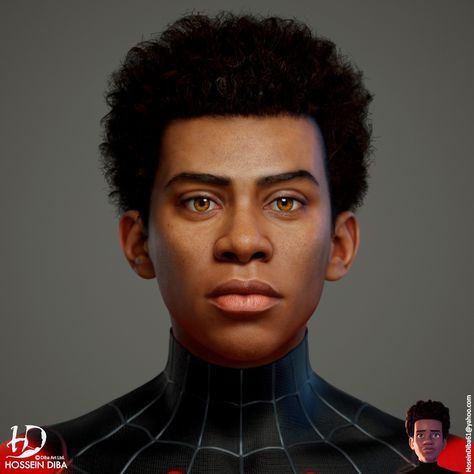 Miles Morales Face, Male Portrait Poses, Miles Spiderman, Spider Man Into The Spider Verse, Miles Morales Spiderman, Into The Spider Verse, Popular Cartoons, Young Avengers, Man Movies