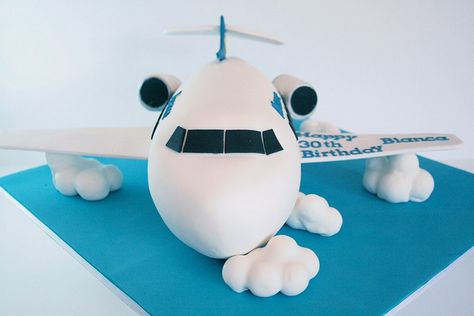 "3D airplane cake", via Flickr. Airplane Cakes, 3d Airplane, Bike Cakes, Airplane Cake, Travel Cake, Chocolate Mud Cake, Mud Cake, Fondant Decorations, Special Occasion Cakes