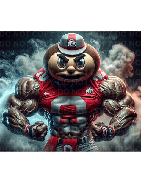 Ohio State Buckeyes Inspired Mascot Ohio Football, Ohio State Buckeyes Football, Buckeyes Football, College Football Teams, Choices Quotes, Dodge Viper, Life Choices, Ohio State Buckeyes, Custom Apparel