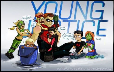 Young Justice League, Teen Titan, Kid Flash, Univers Dc, Batman Funny, Dc Memes, Batman And Robin, Batman Family, Deviant Art