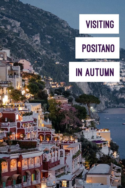 Positano in autumn is beautiful. If you’re looking for the best time to visit the Amalfi coast then you can’t go wrong with October. The weather in Positano in autumn is mild and you can still enjoy many things. Find out more information in this guide to Positano in autumn. Amalfi Coast Italy Bucket List, Positano In October, Amalfi Coast October, Amalfi Coast Italy Outfits Fall, Amalfi Coast Outfits October, Positano Italy Outfits, Amalfi Coast Outfits, Italy Adventure, Italy In October