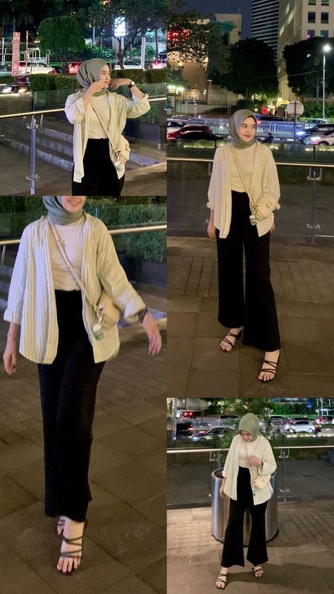 klik gambar Feminim Girl, Feminim Style Outfit, Outfit Hijab Casual Simple, Ootd Korean Style Hijab, Mix And Match Outfits Hijab, Style Hijab Casual, Korean Style Hijab, Ootd Hijab Simple, Ootd Korean Style