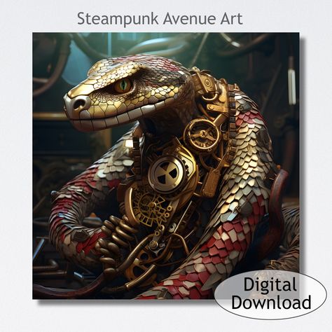 ~ NEW RELEASES ~ STEAMPUNK AVENUE SNAKE DOWNLOADABLE DIGITAL ART ~⁠ ⁠ 🔥🔍Calling all art enthusiasts and lovers of all things whimsical! ⁠ ⁠ ⁠ ⁠ ⁠ ⁠ ⁠ ⁠ ⁠ ⁠ #artistichomedecor #steampunk #steampunkstyle #steampunkart #steampunkjewelry #steampunkgirl #steampunkcostume #steampunkdecor #steampunktendencies #steampunkdesign #steampunklamp #steampunkgoggles #steampunkwedding #steampunkinspired #steampunked #steampunkphotography #Steampunknecklace #steampunkartist #steampunkers #steampunkclothing #s... Steampunk Photography, Steampunk Cat, Steampunk Tendencies, Steampunk Goggles, Snake Lovers, Steampunk Decor, Steampunk Lamp, Steampunk Wedding, Trendy Art