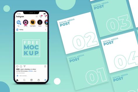 Free Social Media Banner Instagram Post Mockup PSD PSD - Free Photoshop PsFiles Social Media Mockup Instagram, Instagram Feed Mockup, Social Media Post Mockup, Instagram Mockup Template, Instagram Post Mockup, Social Media Portfolio, Calm Pictures, Poster Mock Up, Instagram Mockup