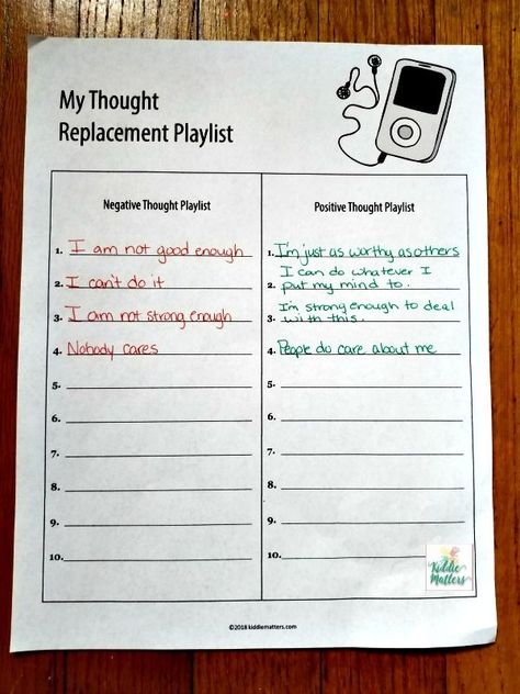 Changing Negative Thoughts To Positive Worksheet, Challenging Negative Thoughts Worksheets, Automatic Negative Thoughts Worksheet, Reframing Negative Thoughts Worksheet, Negative Self Talk Activities, Negative Thoughts Worksheet, Changing Negative Thoughts, Coping Skills Activities, Self Esteem Worksheets