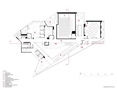 Trent University, Metal Building Designs, University Architecture, Architecture Elevation, Student Plan, Student Center, Student Services, Architecture Model Making, Graduation Project