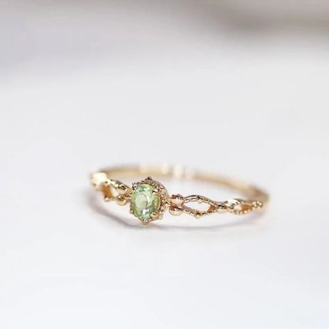 Brand New Pattern: Round Insert: Cubic Zircon Plating: Gold Plated Ring: Adjustable Ring Design: Inlay Non Diamond Wedding Rings, Green Wedding Rings, Bohemian Wedding Rings, Colored Stone Engagement Rings, Delicate Wedding Ring, Cute Promise Rings, Vintage Gold Engagement Rings, Pretty Engagement Rings, 80s Costume