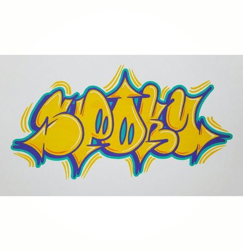 Grafitti Cartoon Drawings, Graffiti Artwork Lettering, Graffiti Color Combos, Easy Graffiti Art, Graffiti Drawings Words, Graffiti Easy, Grafitis Ideas, Graffiti Type, 90s Graffiti