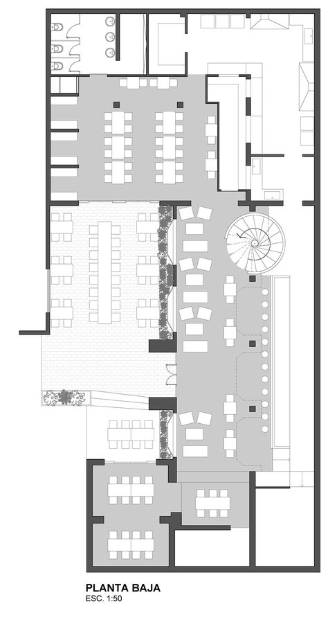 Small Restaurant Floor Plan, Cafe Floor Plan, Restaurant Floor Plan, Restaurant Layout, Restaurant Plan, Office Floor Plan, Interior Floor Plan, Restaurant Flooring, Bar Plans