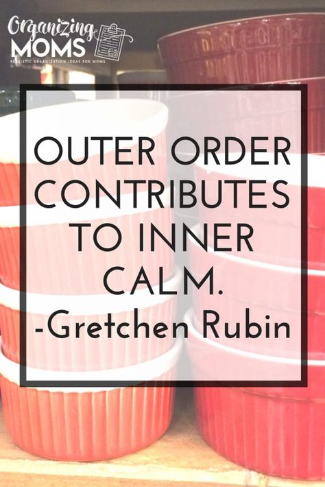 Outer Order Contributes to Inner Calm Routines Ideas, Minimalistic Life, Ocd Quotes, Gretchen Rubin, Decluttering Inspiration, Life Management, Organized Mom, Quote Of The Week, Organize Your Life