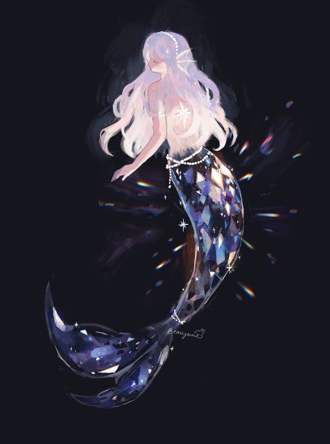 nynne ☁️ on Twitter: "crystal mermaid 💎 https://t.co/ljF3yj95DV" / Twitter Mermaid Anime, Crystal Mermaid, Anime Mermaid, Mermaid Artwork, Fantasy Mermaids, Fantasy Mermaid, Vet School, Mermaid Drawings, Mermaid Aesthetic