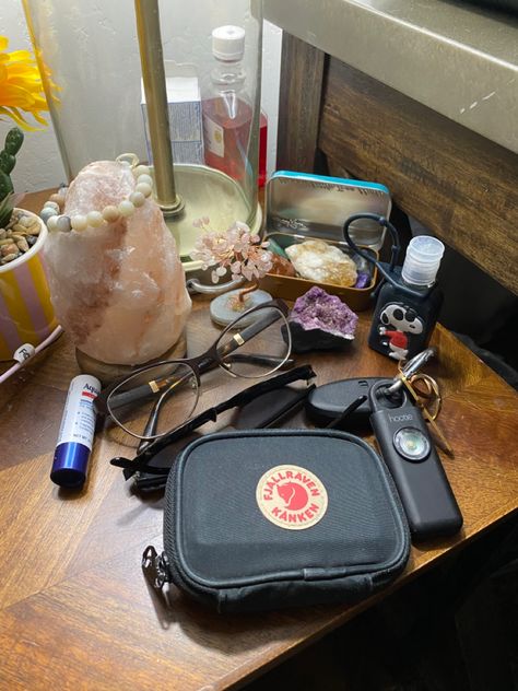 messy crystal bedside table Messy Bedside Table, Crystal Bedside Table, Messy Bed, Bedside Table, Side Table, Crystals