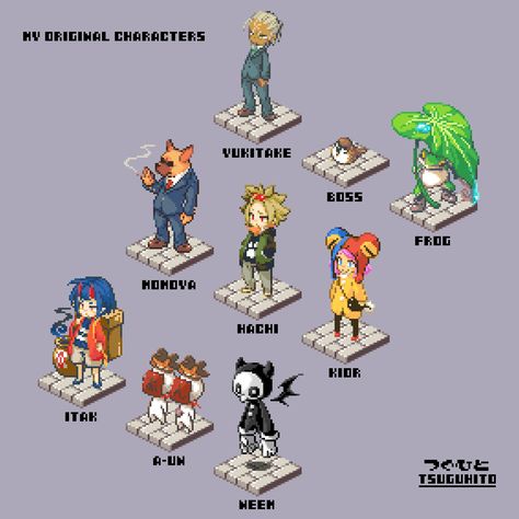 Isometric Pixel Character, Isometric Pixel Art Character, Isometric Character, Pixel Art Isometric, Pixel Art Tips, Pixel Tutorial, Pixel Life, Pixel Art Reference, Pixel Character