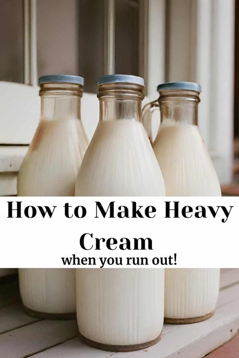 How To Make Your Own Heavy Cream, Can You Make Heavy Cream Out Of Milk, How To Make Homemade Heavy Cream, Freezing Heavy Cream, How Do You Make Heavy Cream, Diy Heavy Cream Homemade, How To Make Butter With Heavy Cream, How To Make Fresh Cream At Home, How To Make Heavy Cream At Home