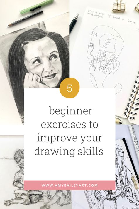 When it comes to drawing consistent practice is the only way to get better. These exercises will train your eye to see and improve your hand eye coordination which is how you improve your drawing skills. Some might call these “Beginner Drawing Exercises”, but these are exercises I still do as often as I can. I like to call them “Essential Drawing Exercises”. Learning these mechanics of drawing will serve you well in every other medium or artistic endeavor you undertake. Ways To Improve Drawing Skills, How To Improve Sketching Skills, Daily Sketching Exercises, Beginner Drawing Exercises, Drawing Practice Exercises Beginner, How To Improve Your Drawing Skills, How To Improve Drawing Skills, Drawing Excersizes, Sketching Practice Exercises