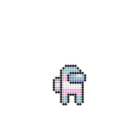 Trans Flag, Easy Perler Beads Ideas, Kandi Patterns, Simple Cross Stitch, Perler Bead Patterns, Hama Beads, Perler Beads, Bead Designs, Beading Patterns