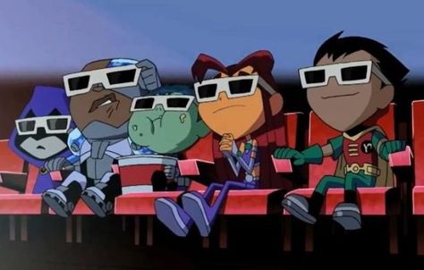 Teen Titans chilling and watching movies Teen Titans Matching Pfp 4 People, Original Teen Titans, Teen Titan, Dc Icons, Go Wallpaper, Beast Boy, Teen Titans Go, Watching Movies, Good Cartoons