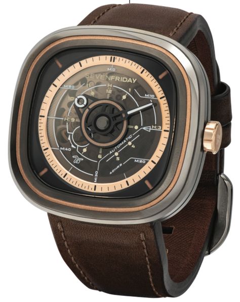 SevenFriday Watch T2/02 #add-content #basel-19 #bezel-fixed #bracelet-strap-leather #brand-sevenfriday #case-depth-14mm #case-material-gun-metal-pvd #case-width-45mm #delivery-timescale-call-us #dial-colour-brown #discount-code-allow #gender-mens #movement-automatic #new-product-yes #official-stockist-for-sevenfriday-watches #packaging-sevenfriday-watch-packaging #sale-item-no #subcat-t-series #supplier-model-no-t2-02 #warranty-sevenfriday-official-2-year-guarantee House On The Coast, Sevenfriday Watch, Burning Embers, Skeleton Movement, Enjoy With Friends, Burning Wood, The Burning, Organic Materials, Design Language