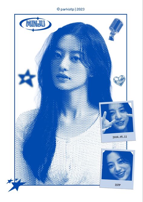 kpop inspired poster with y2k style, starring park minju from r u next and i’ll-it edited by parkistp Edit Photos Ideas Aesthetic, Y2k Edit, R U Next, Y2k Photos, Star Template, New Jeans Style, Kpop Posters, Y2k Style, Aesthetic Hair