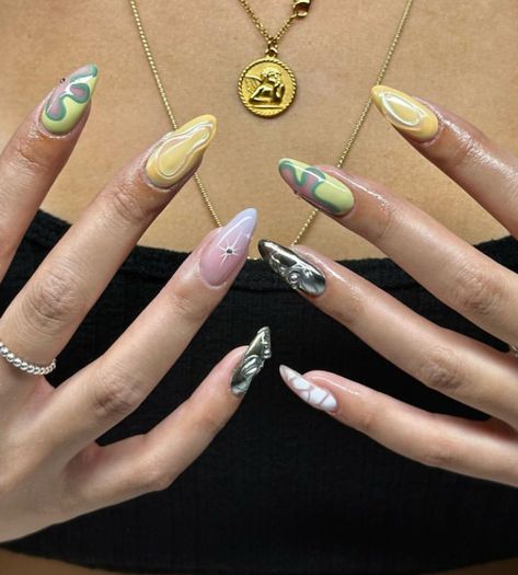 #nail #nails #nailart #naildesign #discover #kesfet Match Nails, Kylie Nails, Graduation Nails, May Nails, Nail Design Inspiration, Trendy Nail Design, Yellow Nails, Fire Nails, Coffin Nails Designs