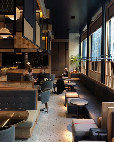 The Japanese inspired Nobu Hotel interior in Shoreditch, London #interiordesign #japan #london #hotelinteriors Nobu Hotel, Bucket And Spade, Space Dividers, Shoreditch London, Ace Hotel, Hotel Interiors, Creative Content, London Hotels, Hotel Interior