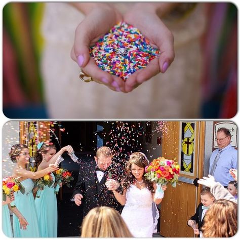 Fun Wedding Send-Offs: 10 Alternatives to Throwing Rice. #weddings #sendoff #tossing Cupcakes Decoration Wedding, Wedding Ceremony Ideas, Wedding Send Off, Wedding Exits, Wedding Fun, Future Mrs, Cute Wedding Ideas, Decoration Wedding, Wedding Goals