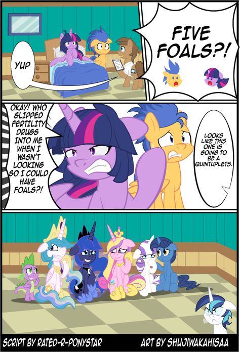 Patreon Reward:The Magic of Pregnancy Page 2 by Rated-R-PonyStar Mlp Ships, Mlp Funny, Mlp Twilight, Mlp Memes, 50 Dollars, Mlp Comics, My Little Pony Wallpaper, 2160x3840 Wallpaper, Cartoon As Anime